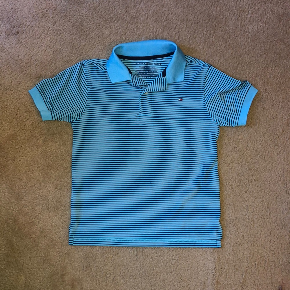 Tommy Hilfiger dri-fit collar neck boys shirt